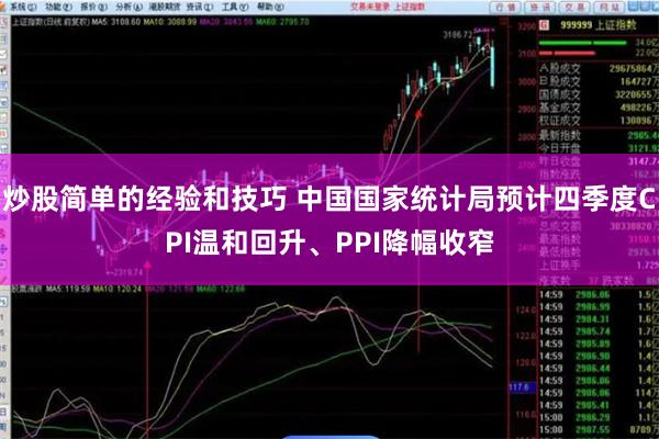 炒股简单的经验和技巧 中国国家统计局预计四季度CPI温和回升、PPI降幅收窄